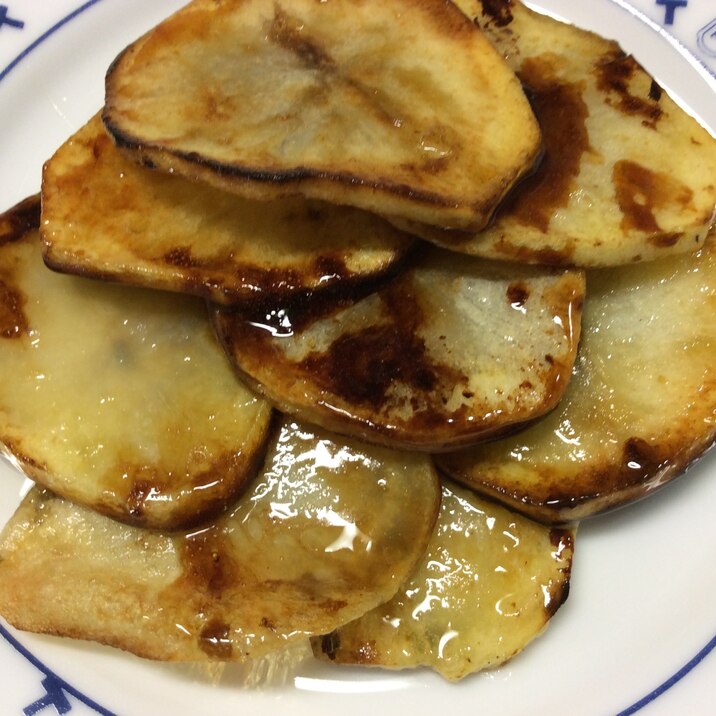 焼きじゃがいもの砂糖醤油